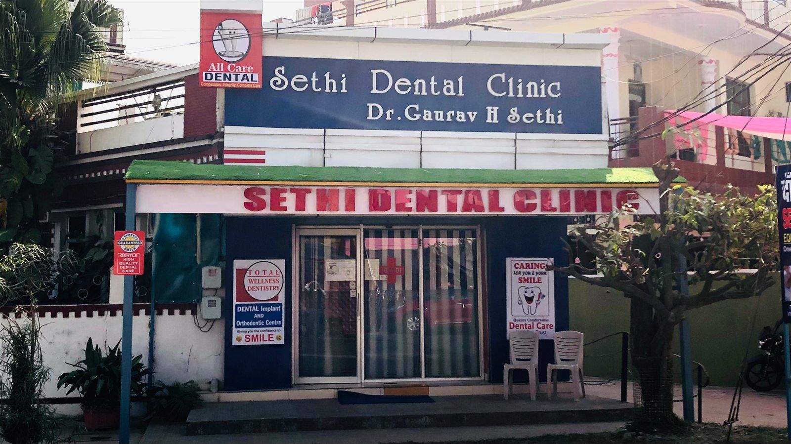 Sethi Dental Clinic exterior in Vivek Nagar, Una