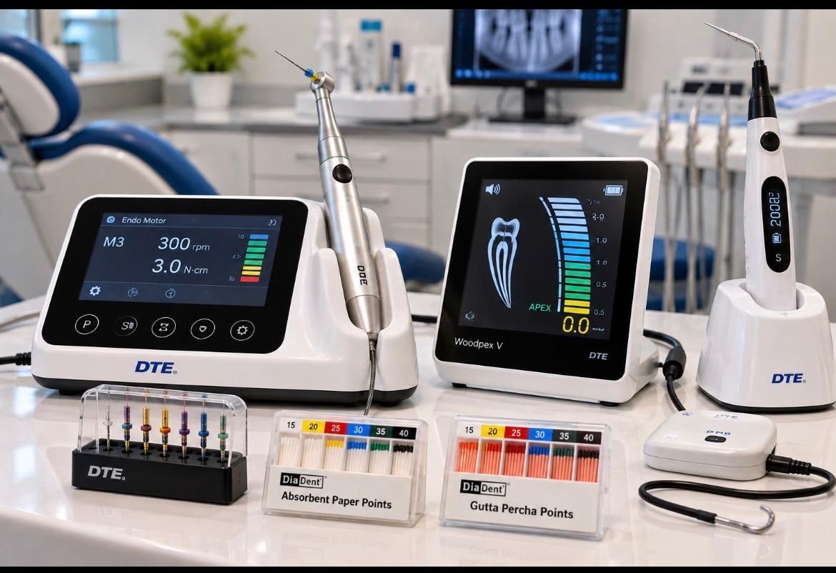 Modern endodontic equipment for root canal treatment